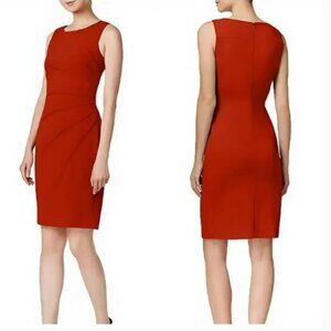 Calvin Klein Sleeveless Sheath Dress with Sunburst